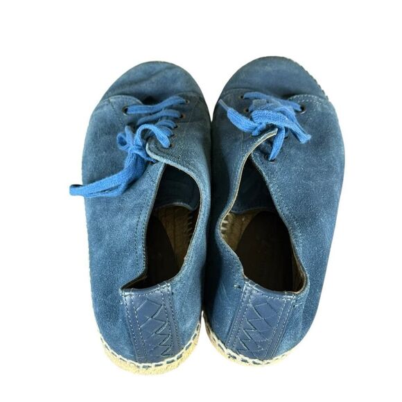Bottega Veneta Blue Suede Intrecciato Espadrille Sneakers EU 42 US 9 Men’s main image 7